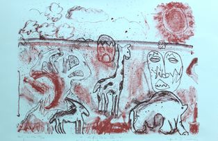 Lithography "Afrika 3"