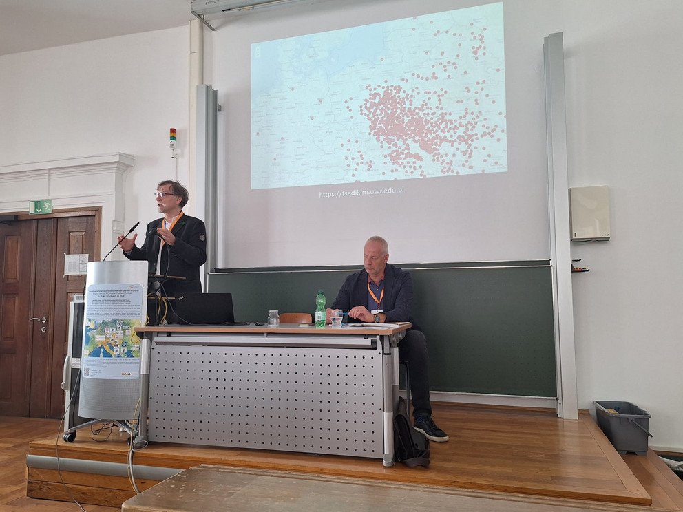 Vortrag im Klassenzimmer