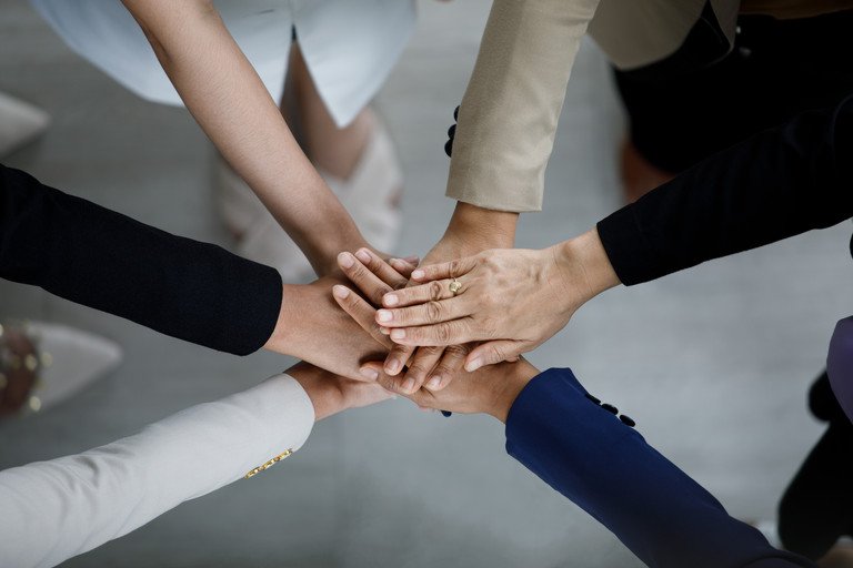 Dekoratives Bild der Kachel 'Team'