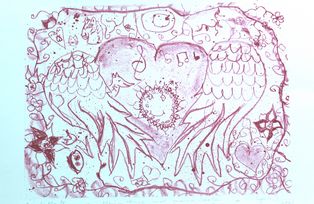 Lithography "My Heart And My Soul"