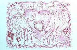 Lithography "My Heart And My Soul"