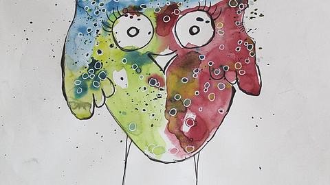 Aquarell von Zita Peter