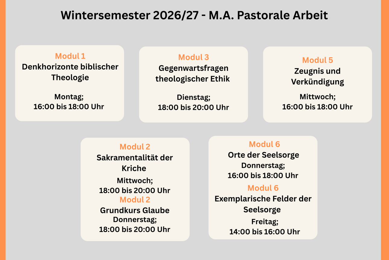 &Uuml;bersichtsgrafik der Lehrveranstaltungen (Modul1, 2, 3, 5, 6)